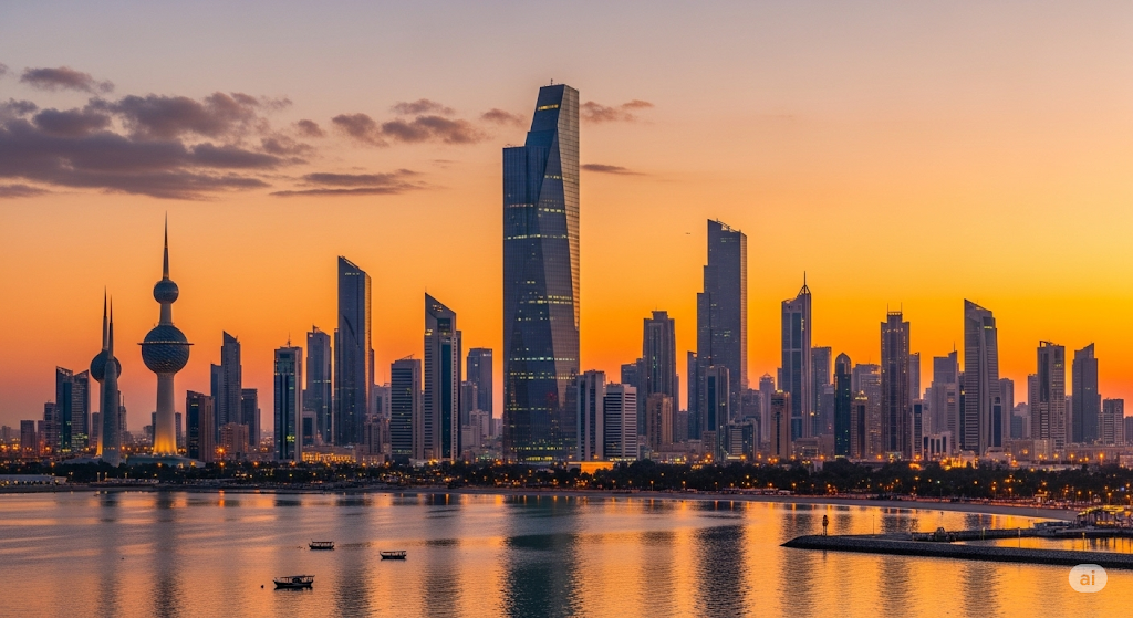Kuwait City Skyline